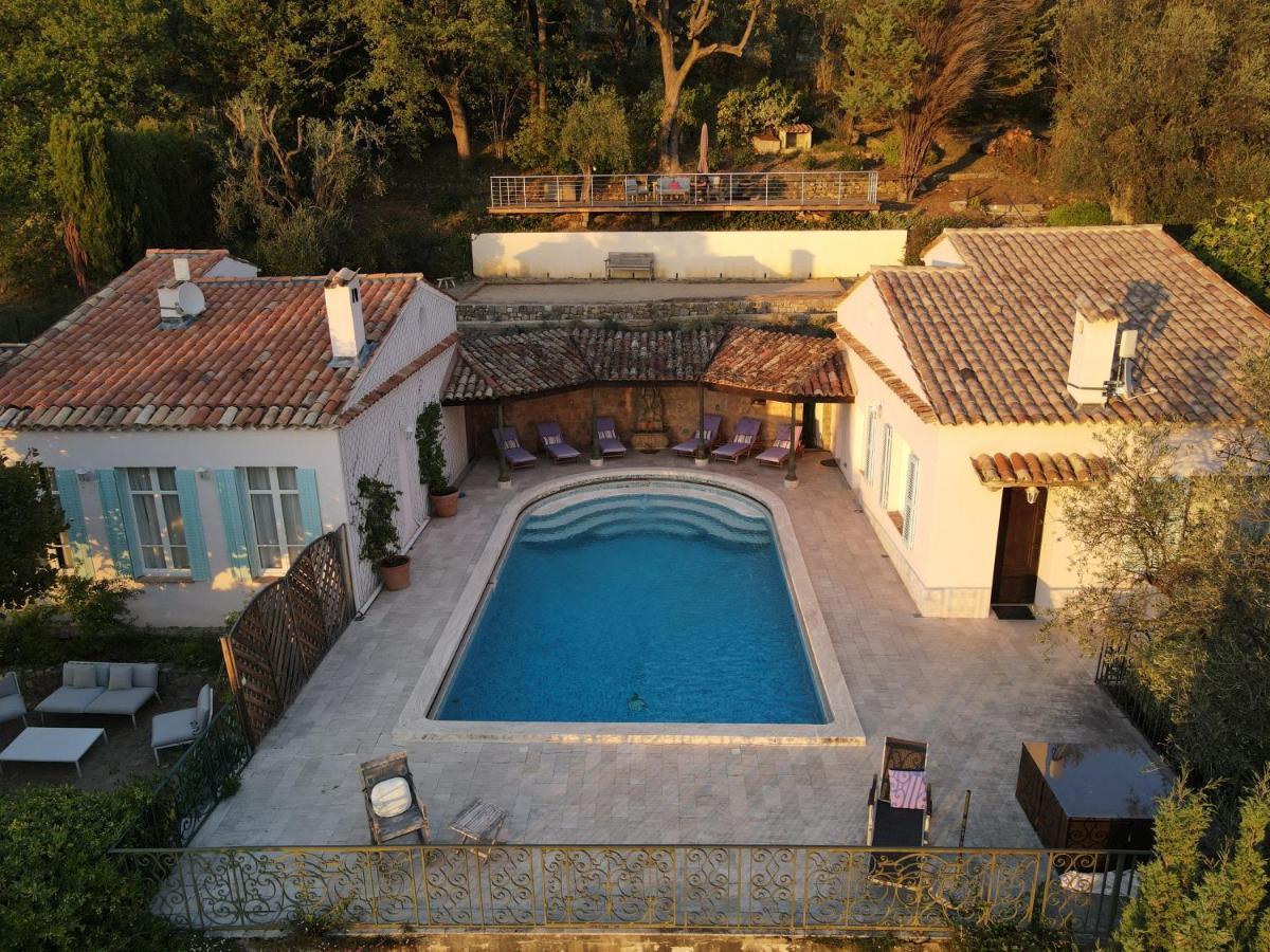 Apartment Cezanne With Heated Pool And Private Garden Chateauneuf-Grasse Экстерьер фото